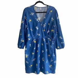 Old Navy Floral Wrap Dress